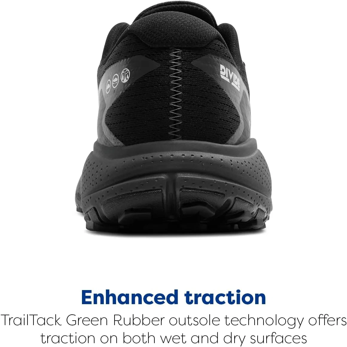Мужские кроссовки Brooks Divide 5, белый/черный — фото 3