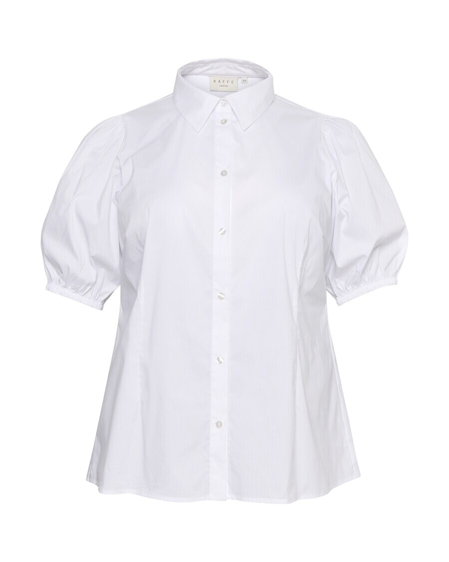 

Блузка с коротким рукавом KAFFE CURVE Blouse Nicola, белый