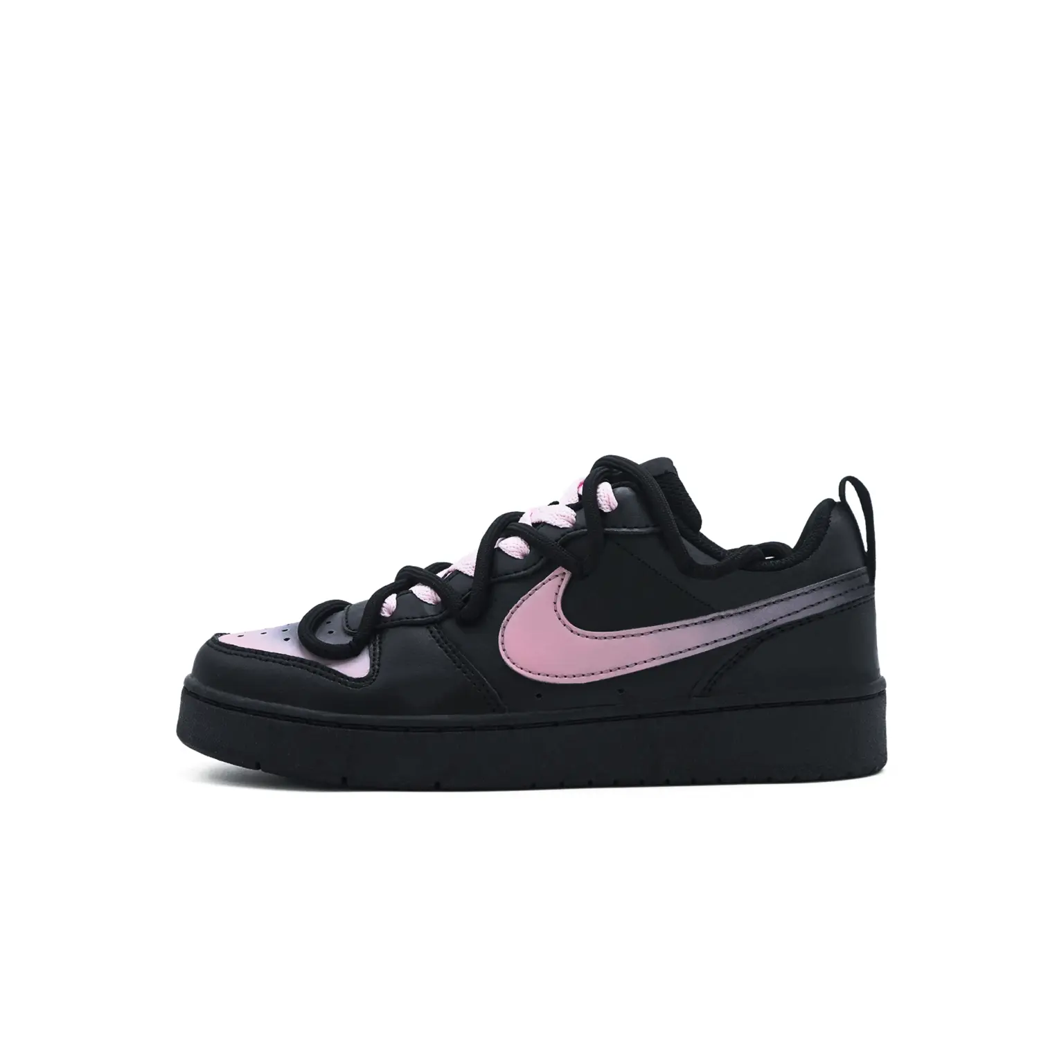 

Nike Детские кроссовки для скейтбординга Court Borough Pink Mist с нескользящей подошвой для подростков
