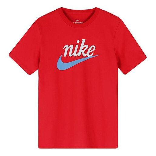 

Футболка men's sportswear large short sleeve red t-shirt Nike, красный