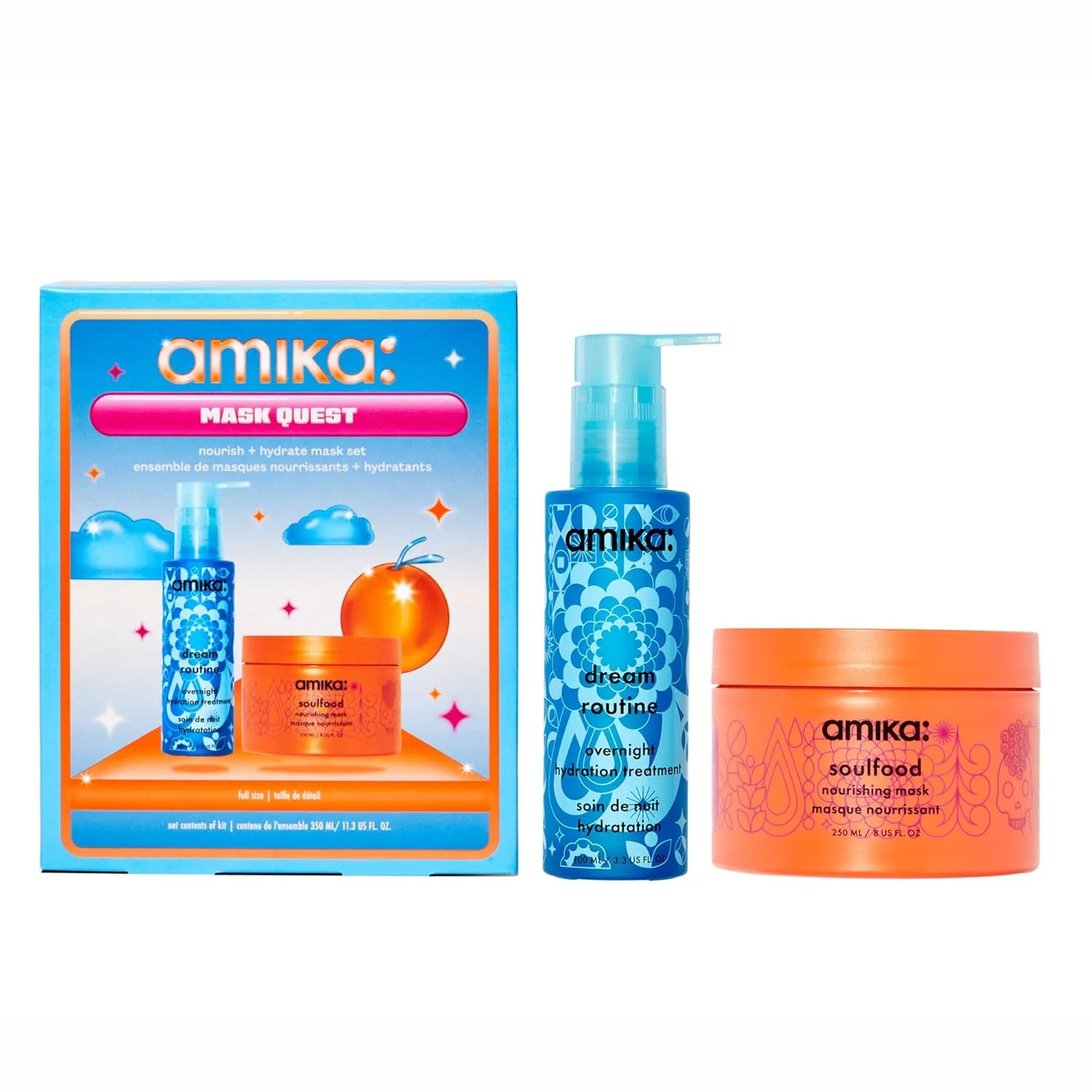 Набор масок Amika Mask Quest: Nourish + Hydrate.