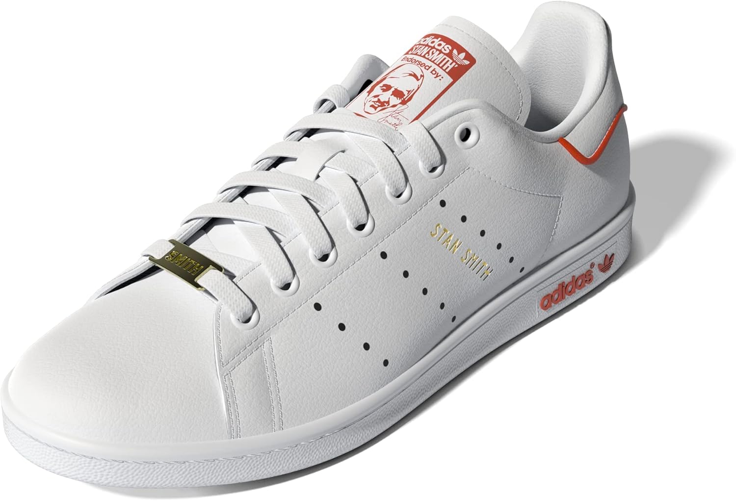 Мужские кроссовки Adidas Stan Smith Lux, белый/зеленый