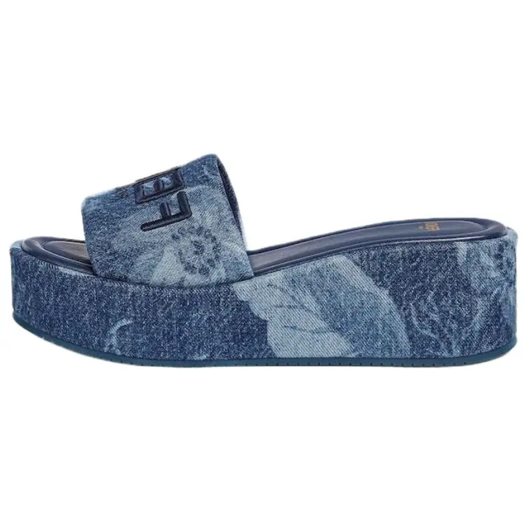 Женские шлепанцы Sunshine Flatform FENDI, Blue