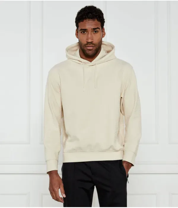 Толстовка regular fit Emporio Armani, кремовый