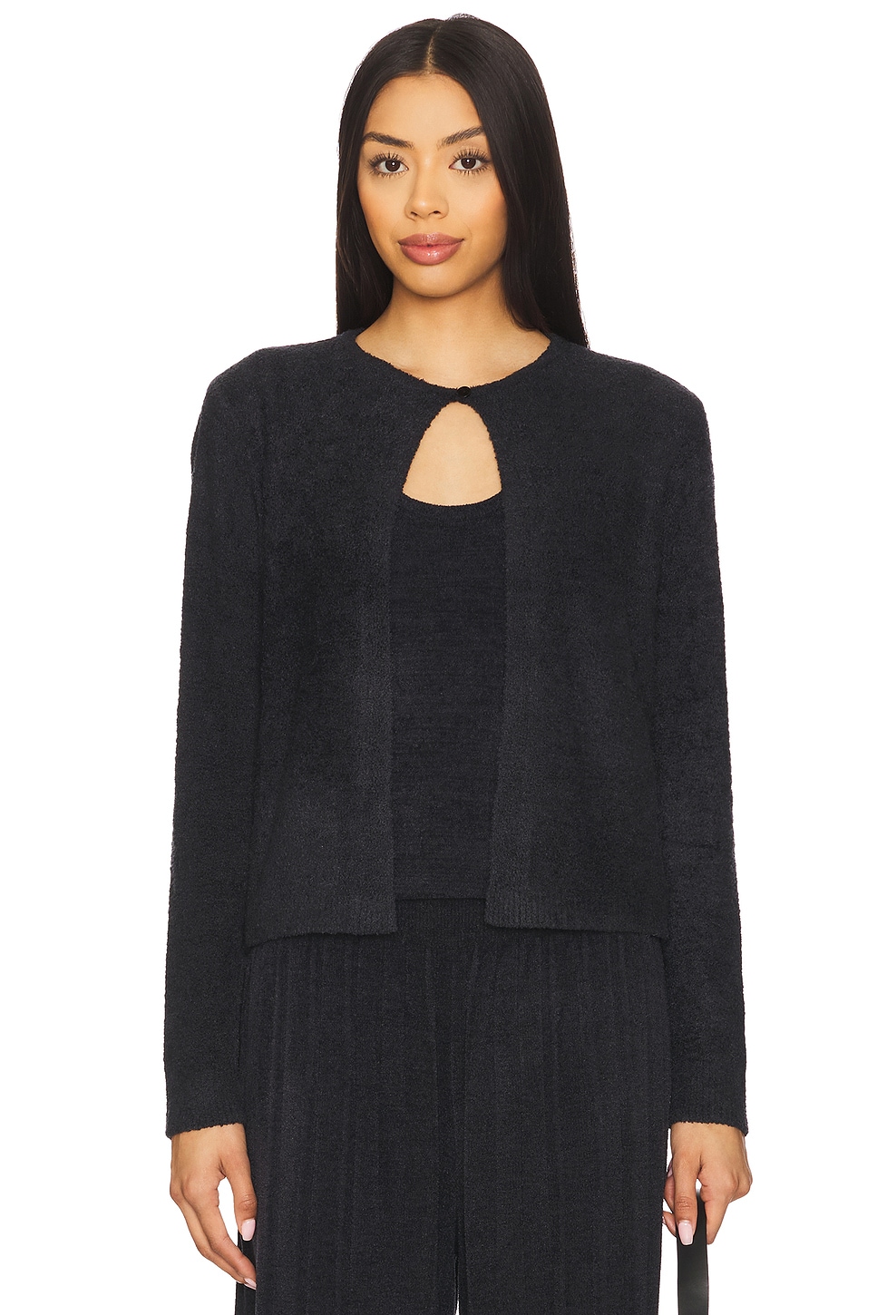 

Cozychic ultra light полосатый кардиган Barefoot Dreams, black