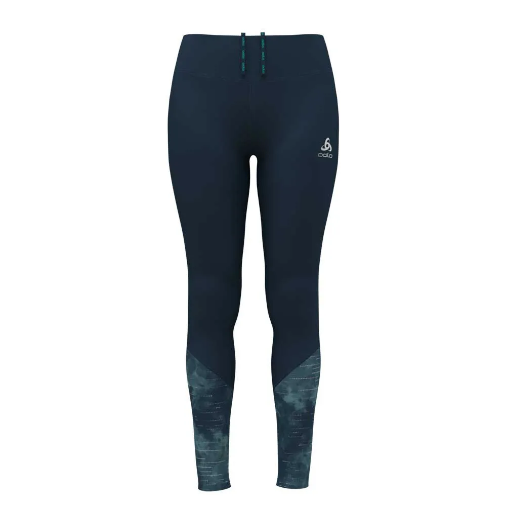 

Тайтсы Odlo Essential Print, синий