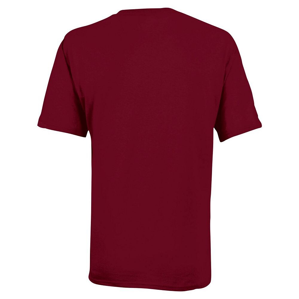 Молодёжная футболка Champion Maroon Boston College Eagles Arch Over Logo, цвет Bos Red — фото 4