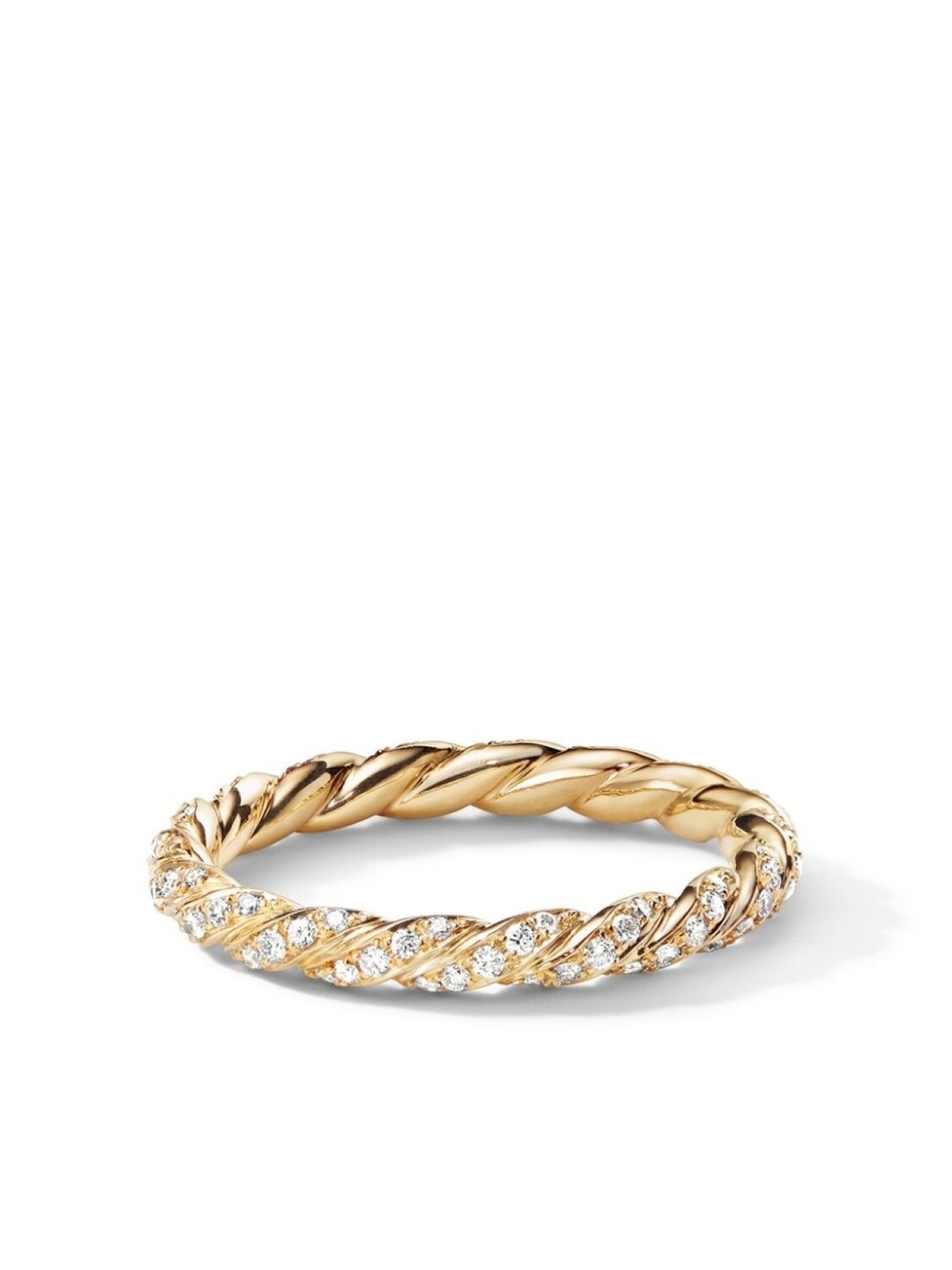 

Кольцо из желтого золота с бриллиантами David Yurman, золотой