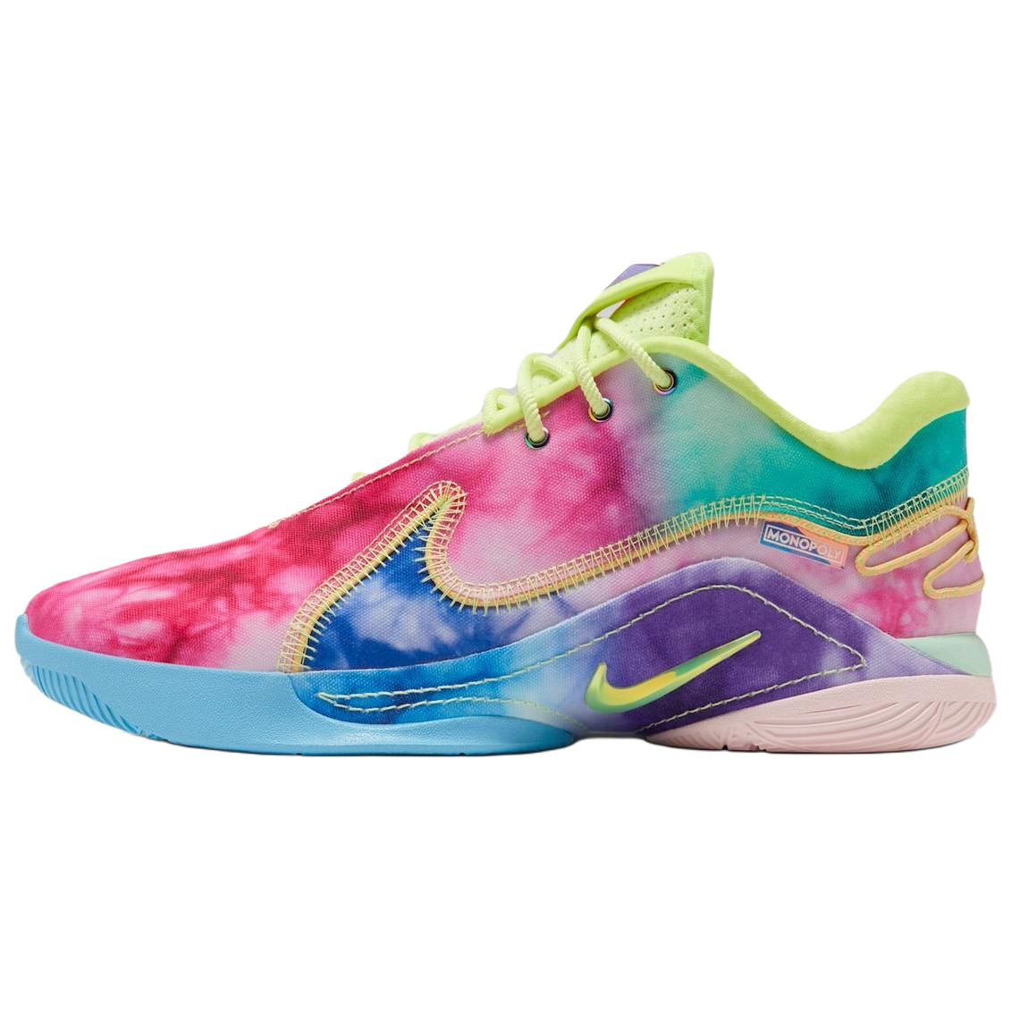 

Кроссовки LeBron 22 Ep What The Monopoly Tie Dye Solid Outsole Nike, Red Yellow Blue