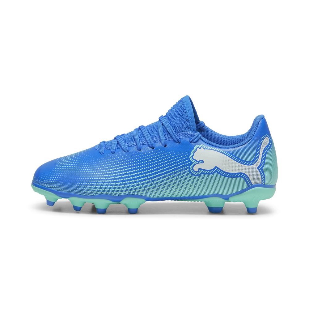 

Низкие детские футбольные бутсы FUTURE 7 PLAY для подростков PUMA, синий/зеленый