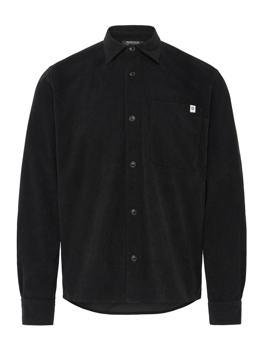 

Рубашка на пуговицах классического кроя INDICODE JEANS IDMotoril , Black