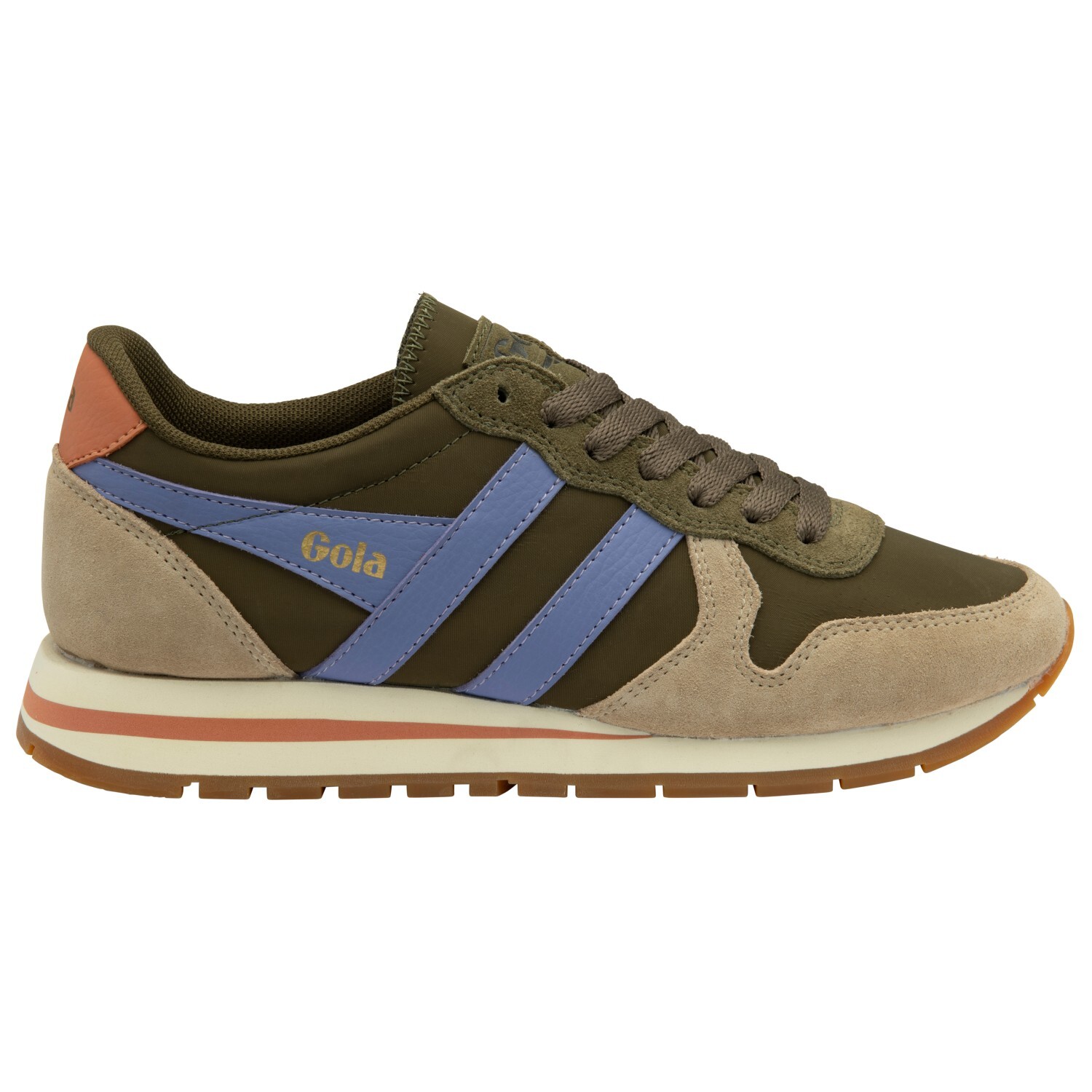 

Кроссовки Gola Daytona Chute, цвет Khaki/Bone/Lavender