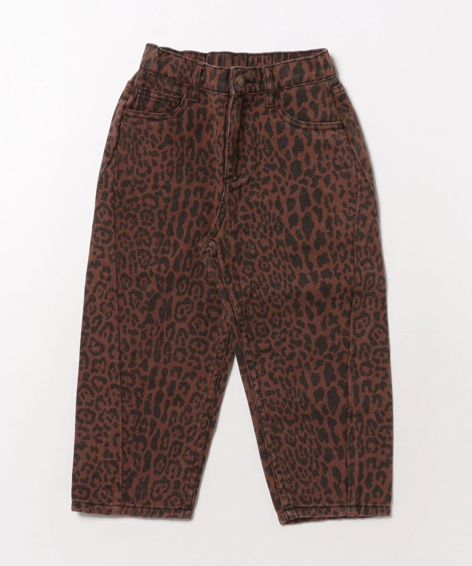 Детские штаны бочкообразные Rylee + Cru Barrel Pant коричневые