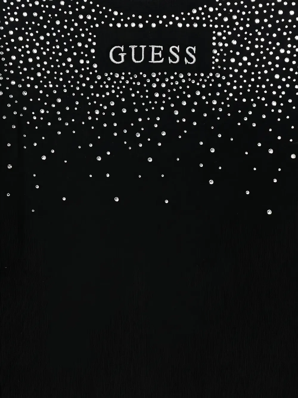 Платье с длинными рукавами, украшенное вышивкой Guess Kids, черный — фото 3