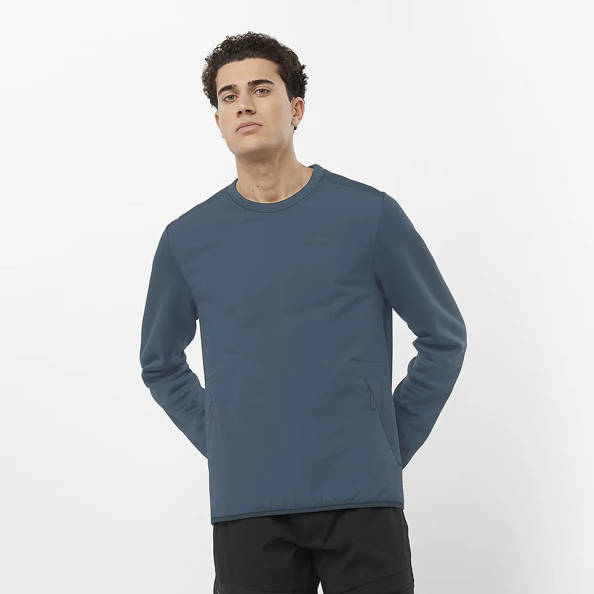 

Мужская толстовка Outline Hybrid Warm Salomon, синий