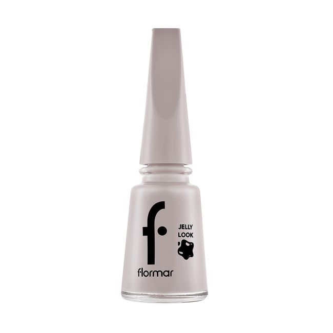 

Лак для ногтей с эффектом желе Flormar, цвет 58 milky, 11 мл