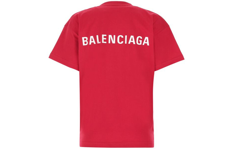 Футболка женская красная Balenciaga