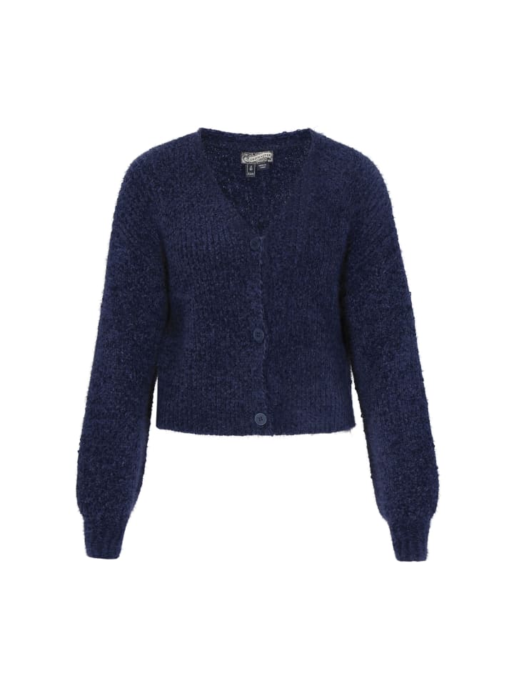 

Женский кардиган темно-синего цвета DreiMaster Vintage