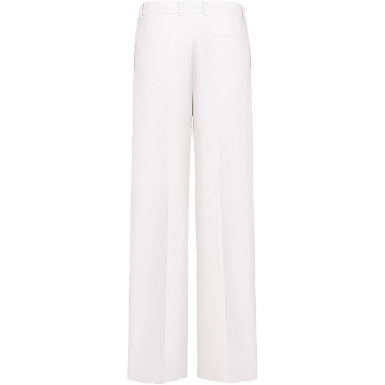 Брюки клеш Christian Pleat Detailed DIOR, Ecru — фото 3