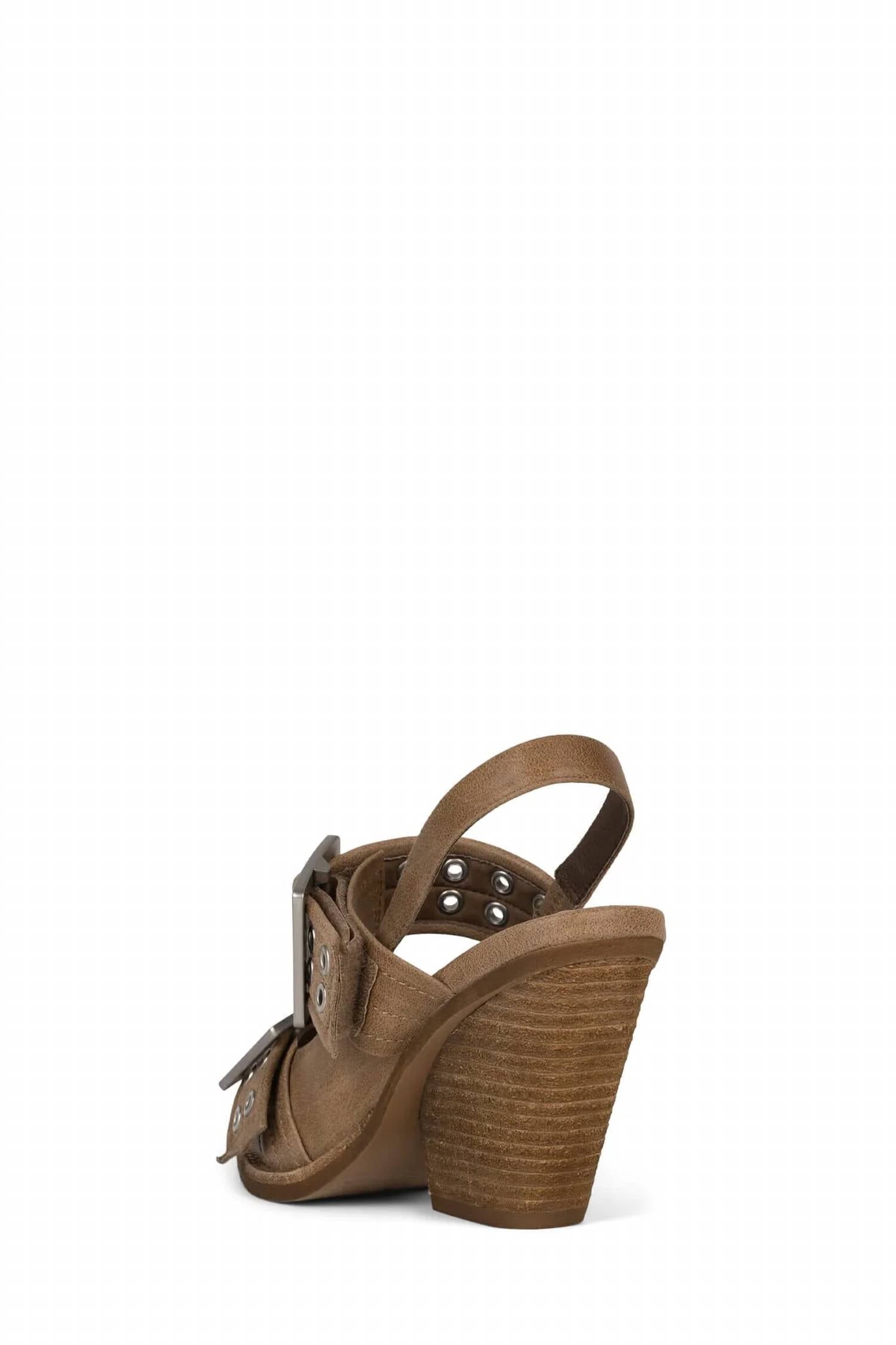 Женские туфли Carlie на каблуках цвета загара Jeffrey Campbell, Tan — фото 2