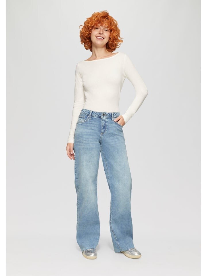 

Тканевые брюки QS Jeans-Hose lang, синий