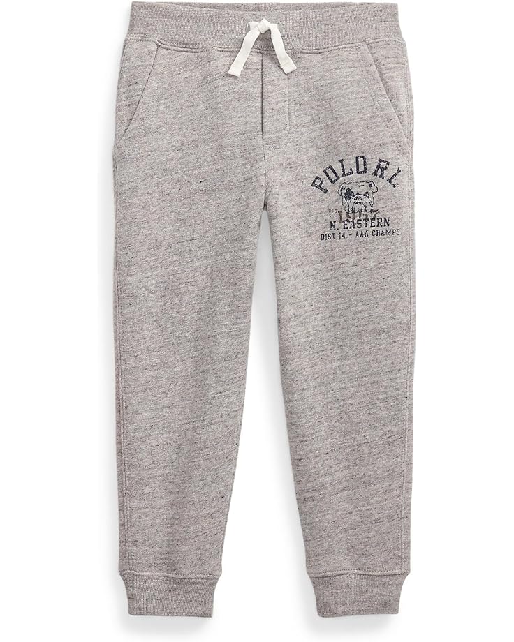 

Брюки Polo Ralph Lauren Kids Fleece Graphic Jogger Pants, цвет Salt & Pepper Heather