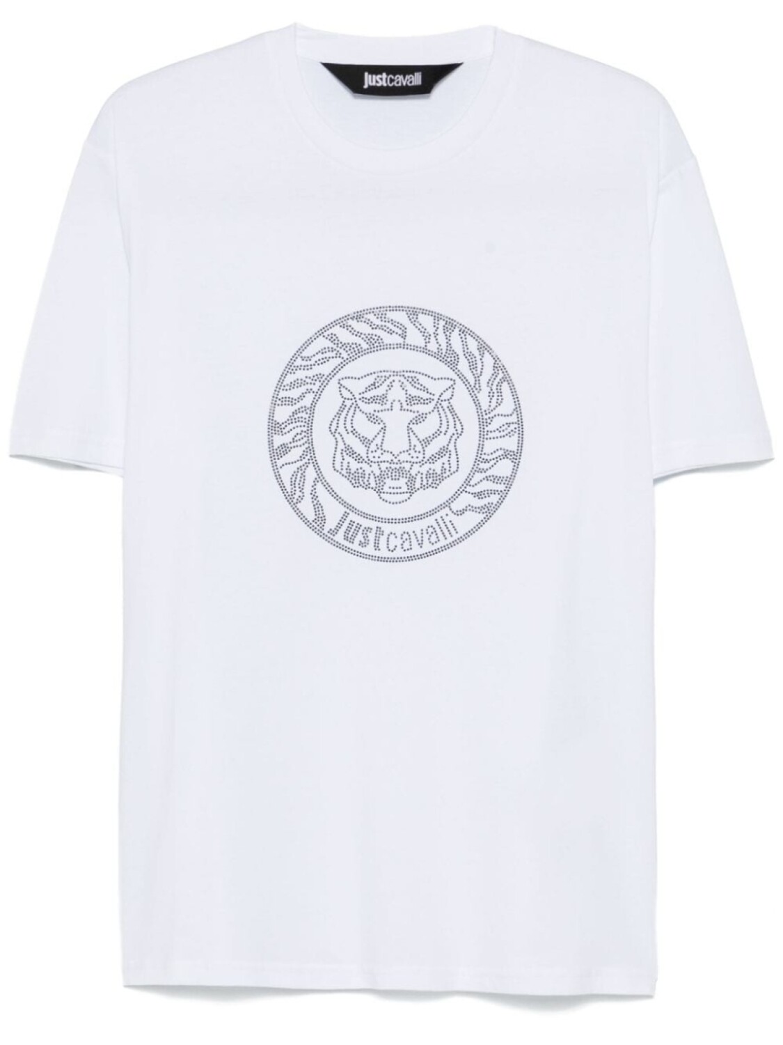 

Just Cavalli футболка с логотипом тигра, белый
