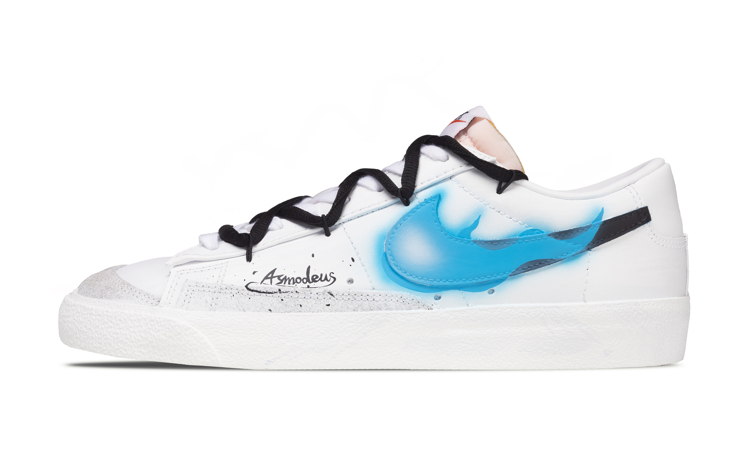 

Nike Блейзер из синтетической кожи, устойчивый к истиранию, низкие скейтборд кроссовки Unisex