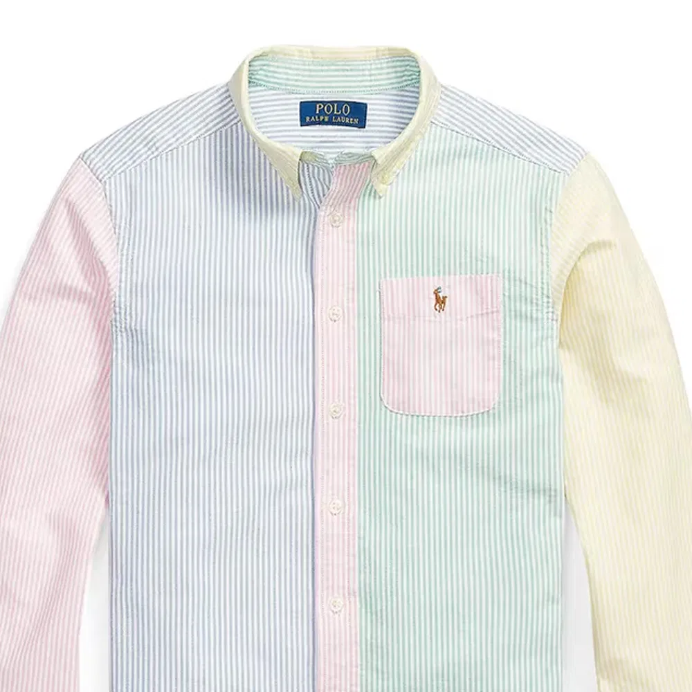 Детская рубашка Polo Ralph Lauren мультиколор — фото 4