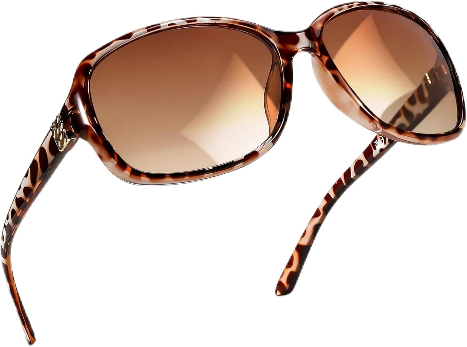 

Поляризованные солнцезащитные очки SIPHEW для женщин | Винтажные квадратные солнцезащитные очки с защитой от УФ-излучения UV400 | Женские солнцезащитные очки с обтекаемой формой, A13 Tor Brown Polarized Sunglasses