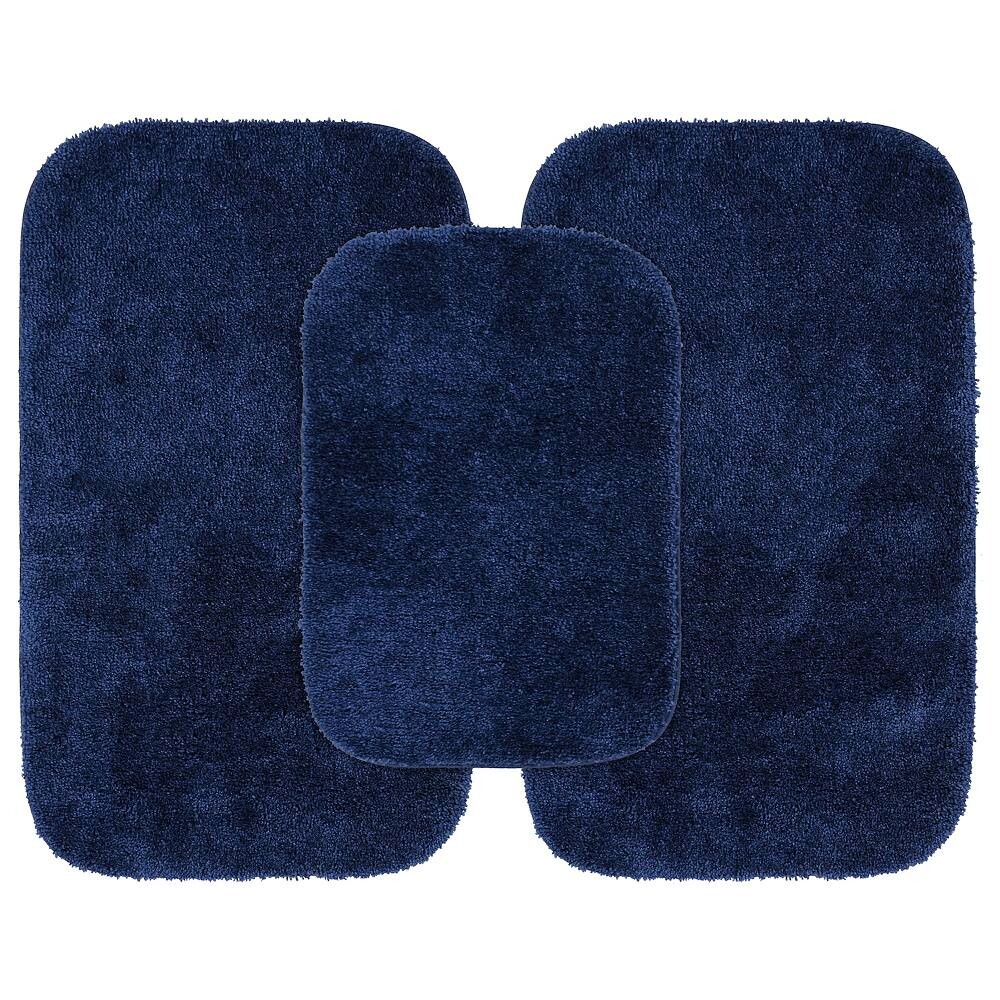 

Коврик-гирлянда «Деко», набор для ванной из 3 предметов Garland Rug, темно-синий