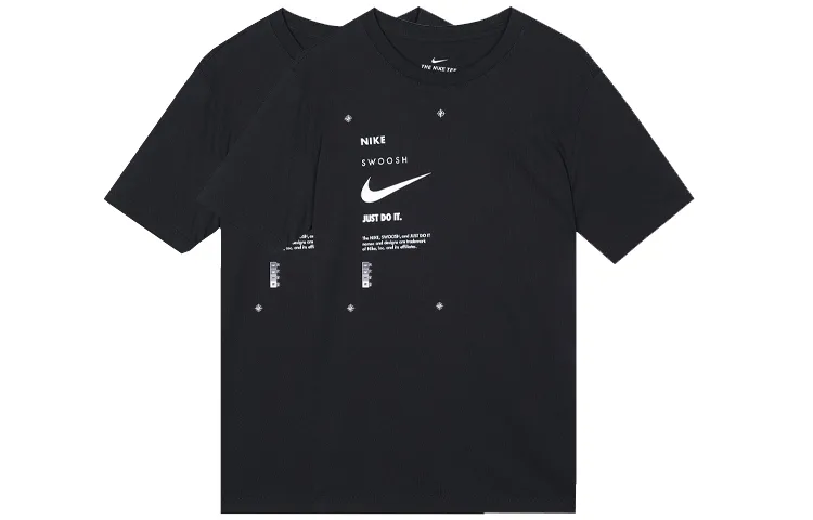 Nike Футболка мужская 2 шт черная — фото 3