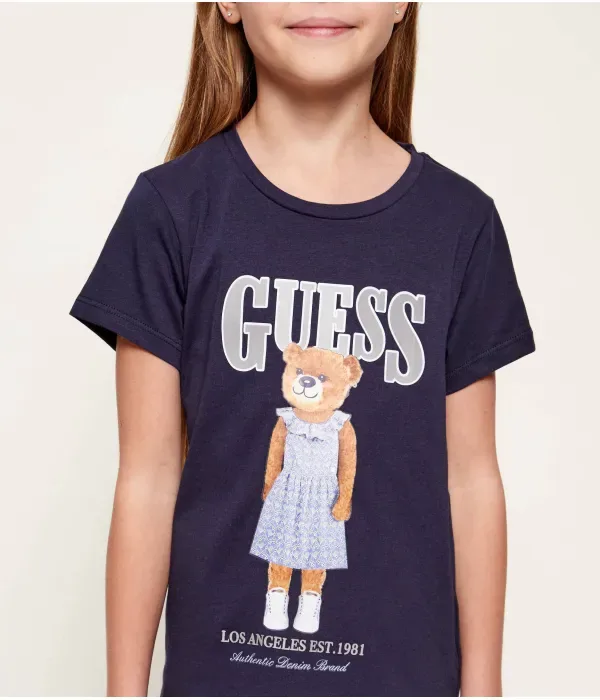 Футболка regular fit Guess, темно-синий — фото 4