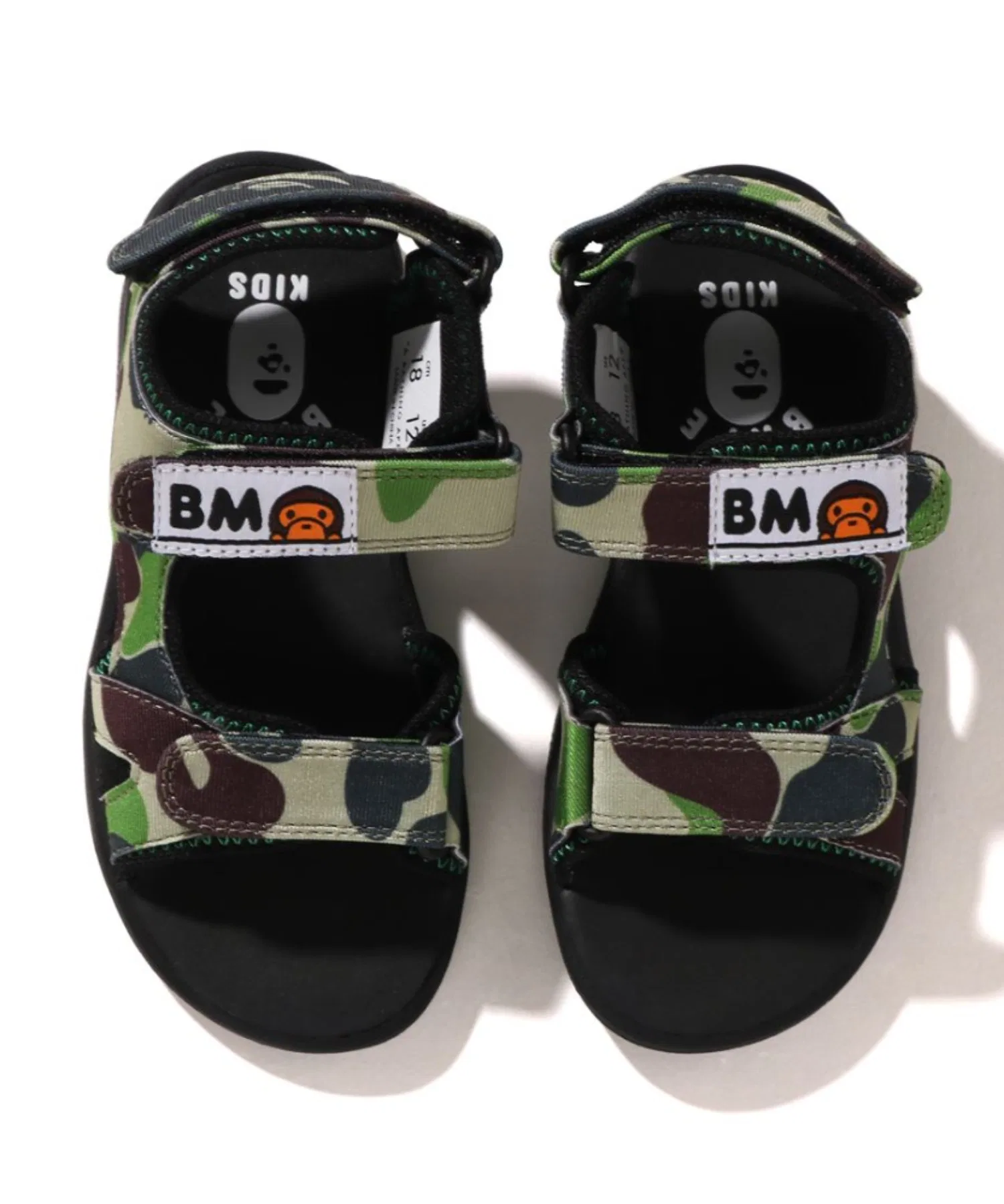 Детские сандалии ABC CAMO BABY MILO A BATHING APE розовые — фото 2