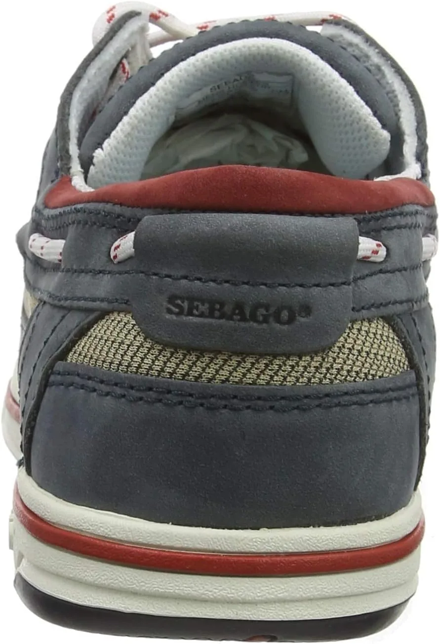 Мужские лоферы Sebago Docksides Portland Crazy H, темно-синий — фото 3