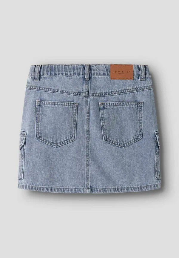 Юбка а-силуэта Name It, Light Blue Denim — фото 3