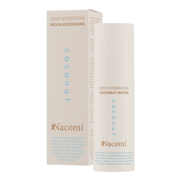 

Освежающая кокосовая вода для лица, 100 мл Nacomi Deep hydration coconut