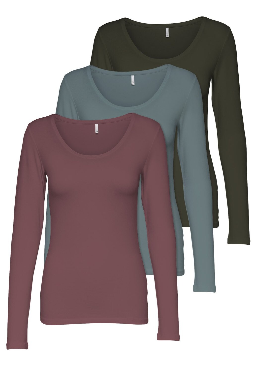 

Рубашка с длинным рукавом 3 PACK ONLY, цвет mix5 fn ss rb
