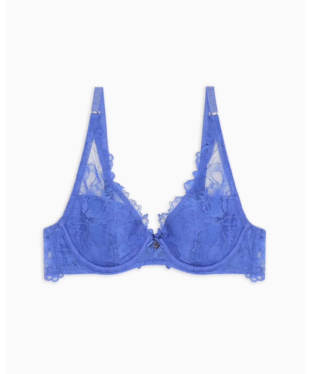 Бра треугольная с паддами Emporio Armani ASV Eternal Lace, регенерированное кружево