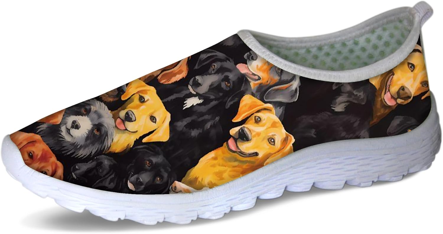 

Мужские кроссовки Forchrinse Green Palm Leaves, легкие, без шнурков, дышащие, для работы, спортзала и путешествий, Puppy