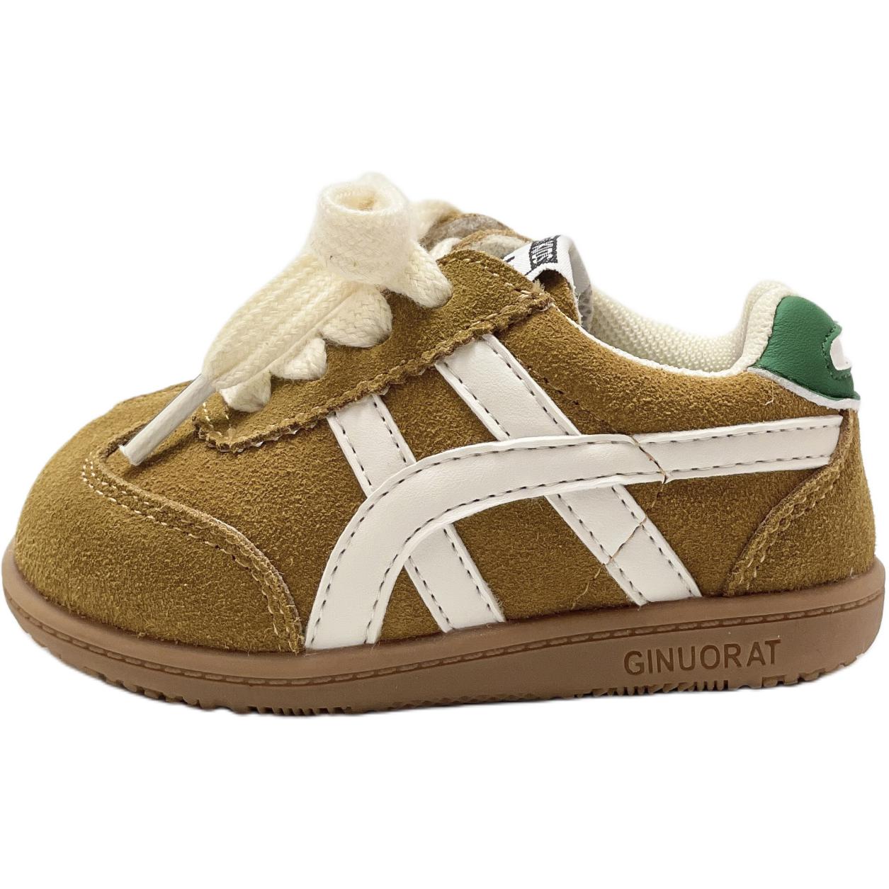 Slip Resistant Anti Kick Abrasion Resistant Kids' Skateboarding Shoes Kids' QINUOSHU, зеленый — фото 3