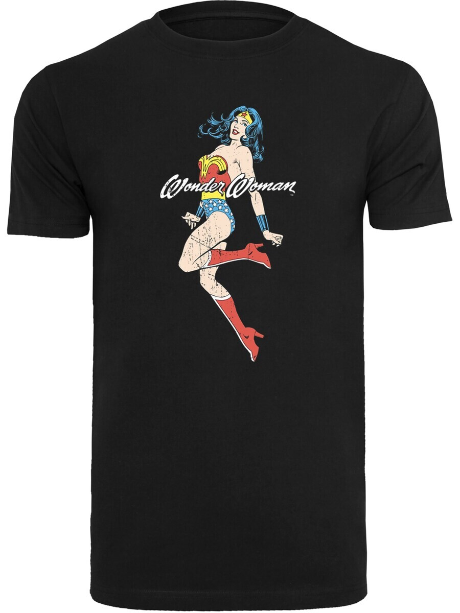 

Классическая футболка F4NT4STIC Shirt DC Comics Wonder Woman Jump, черный