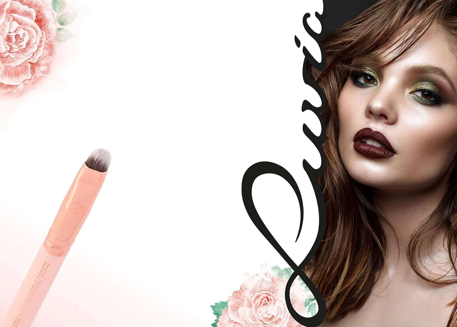 Малая кисть для теней Luvia Essentials Luvia Cosmetics, Nude/Rose Gold — фото 4