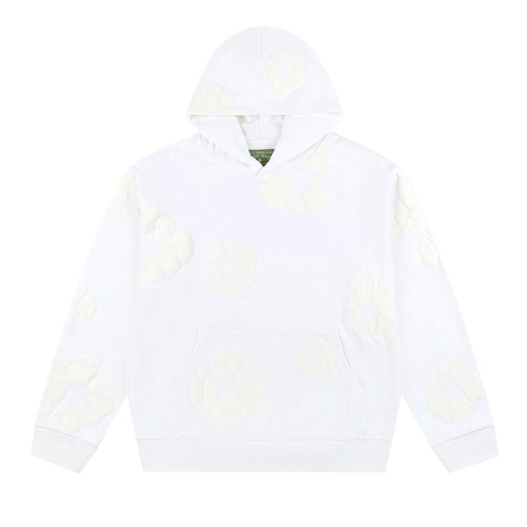 

Толстовка Denim Tears Mono Cotton Wreath Sweatshirt, белый
