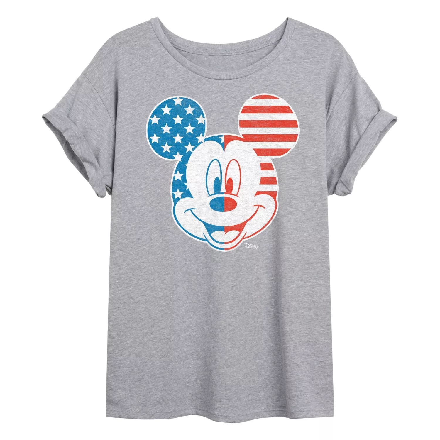 

Детская струящаяся футболка Disney's Mickey Mouse со звездами и полосками Disney