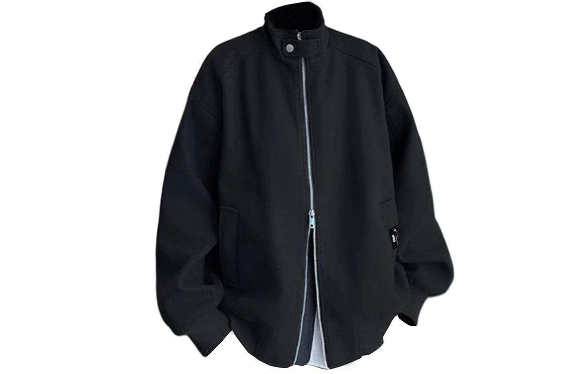 

Куртка Unisex Stand Collar Moderate ZIAREL, черный with removable logo