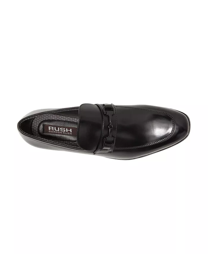 Мужские лоферы Jackson Dress Leather Double Gore Slip-On Venetian Rush Gordon Rush, черный — фото 4