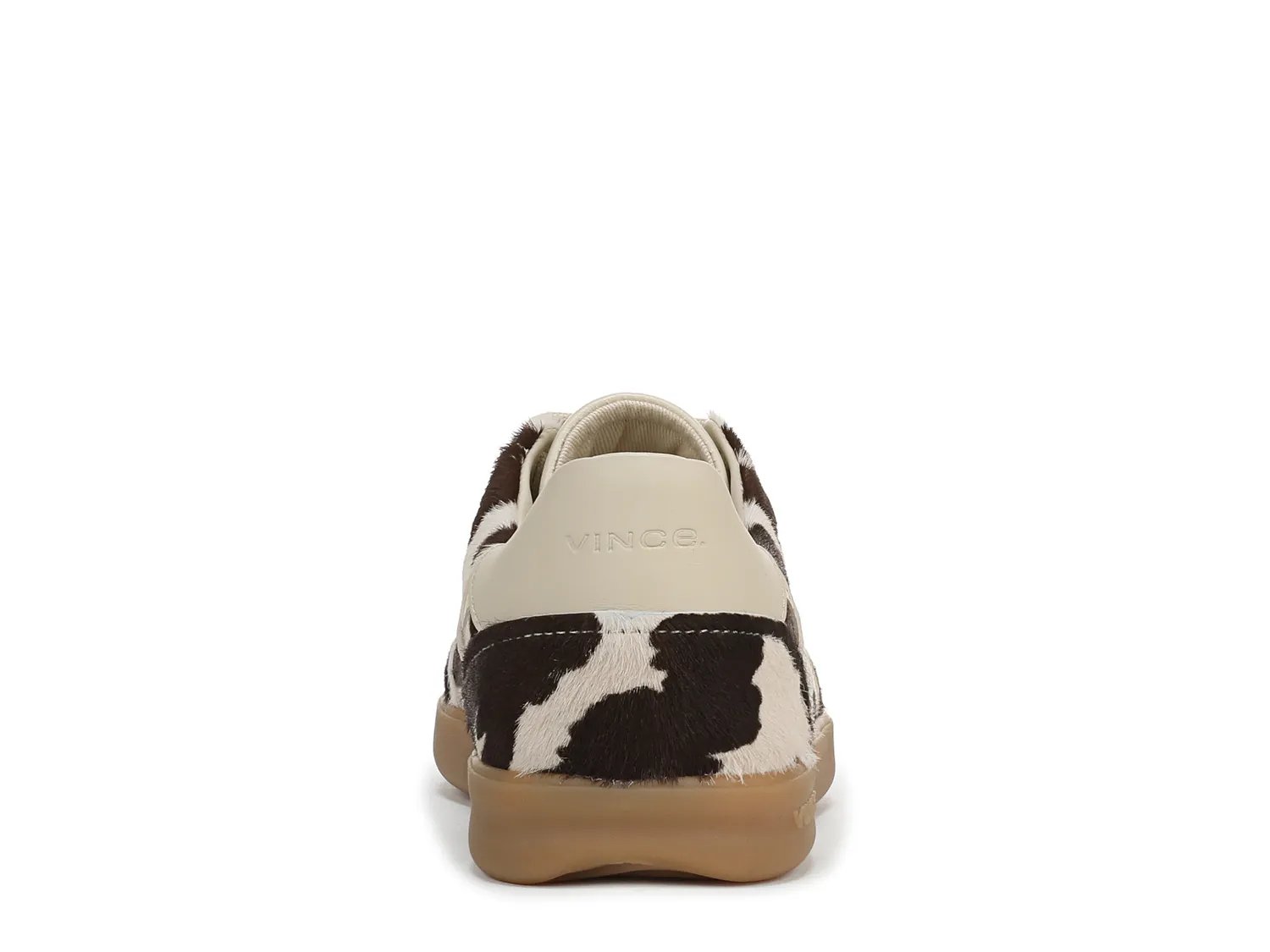 Кроссовки Vince Oasis Sneaker, White/Brown Cow Print — фото 4