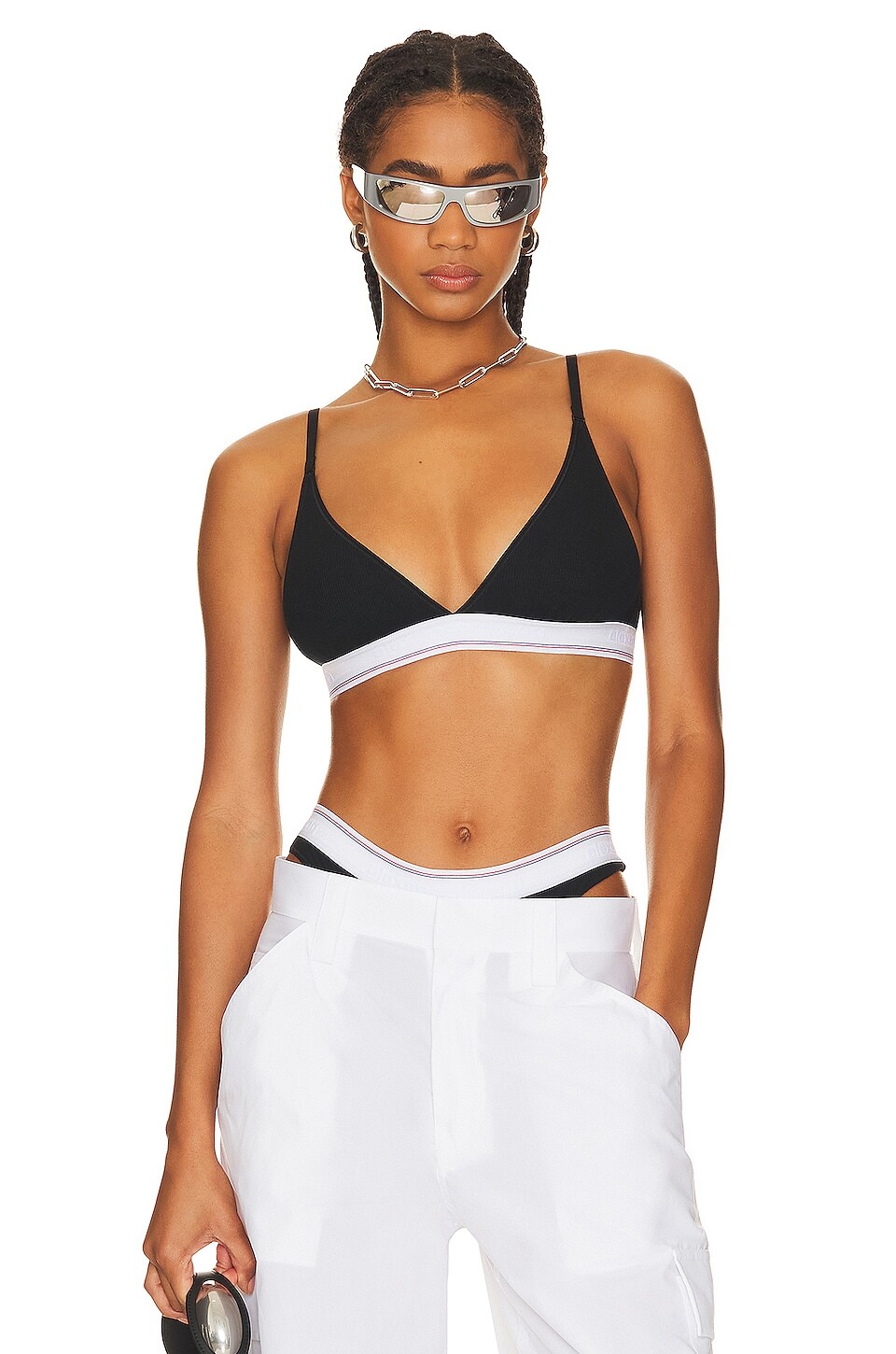 

Бюстгальтер Alexander Wang Bralette Triangle, черный