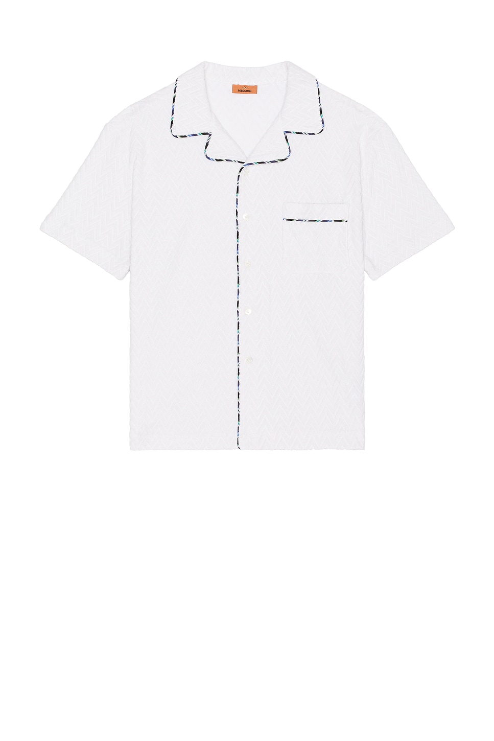 

Рубашка с коротким рукавом Missoni, arctic white